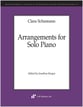 Arrangements for Solo Piano piano sheet music cover